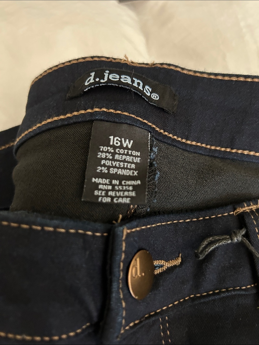 d. jeans Stretch Skinny Jeans
Super dark rinse blue, super soft black dark hope - Picture 6 of 11